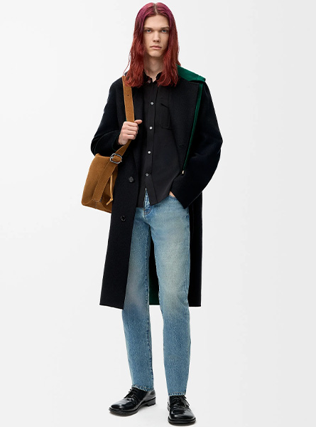 LOEWE高仿男装 | 罗意威A货服装  2025早秋新款 粘胶纤维混纺衬衫