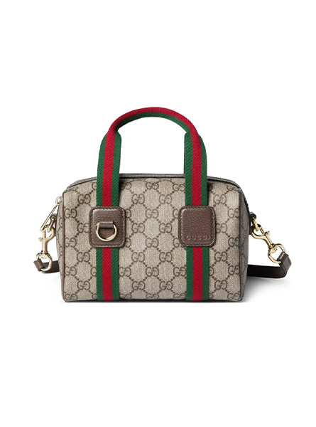 高仿GUCCI包包 Gucci GG迷你手袋  文淇亮相GUCCI活动 酒红丝绒流苏套装贵气十足