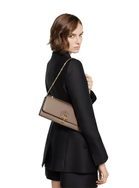 高仿GUCCI包包 | A货古驰女包 2025夏季GUCCI新款 灰褐色Gucci 73系列手拿包