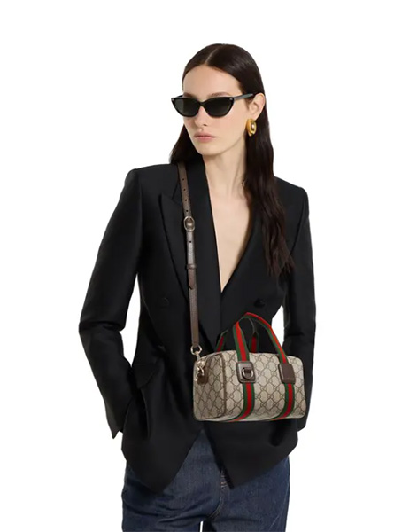 高仿GUCCI包包 | A货古驰女包 2025早秋GUCCI新款 棕色Gucci GG迷你手袋