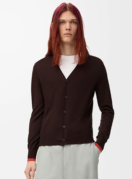 LOEWE高仿男装 | 罗意威A货服装  2025早秋新款 羊毛开衫