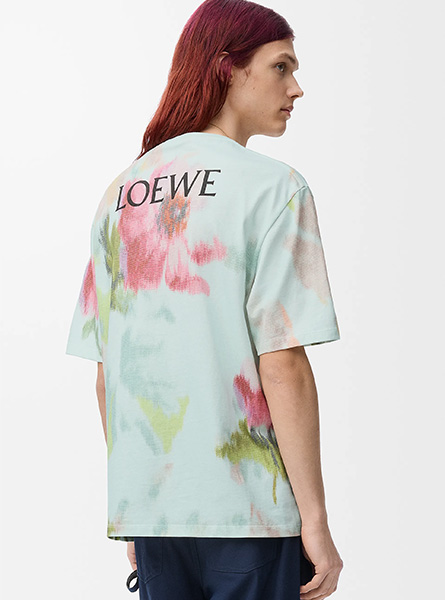 LOEWE高仿男装 | 罗意威A货服装  2025早秋新款 棉质宽松版型 T 恤