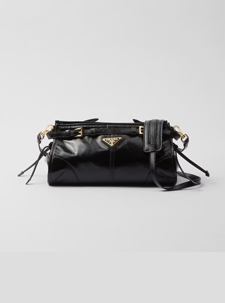 高仿PRADA包包 Prada Bonnie小号皮革单肩包 Prada品牌大使陈昊宇身着Prada
