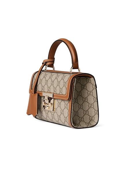 高仿GUCCI包包 Padlock系列小号手提包 倪妮✖️Gucci 同款包包