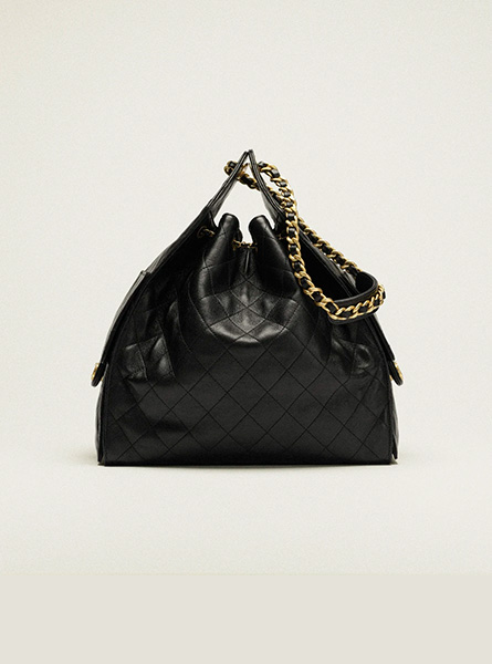 高仿CHANEL包包 黑色CHANEL 25中号手袋 辛芷蕾✖️Chanel25
