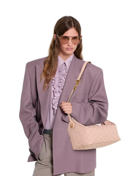 高仿GUCCI包包 | A货古驰女包 2025秋冬GUCCI新款 粉色 Gucci Vanity系列中号手提包