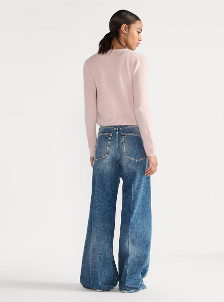 DIOR高仿女装 | 迪奥 A货服装  2025秋冬DIOR新款 浅粉色两件套