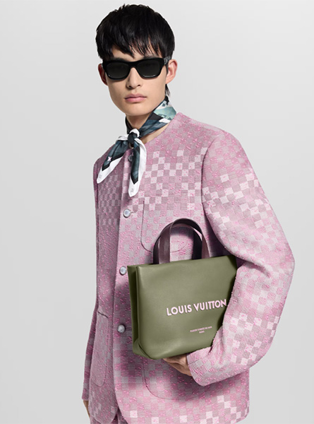 高仿LV包包 | A货LV男包 2025秋冬LV新款 卡其绿 MINI SHOPPER TOTE 手袋 M15238