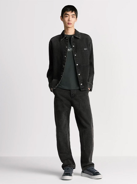 DIOR高仿男装 | 迪奥 A货服装  2025秋冬DIOR新款 黑色外套衬衫