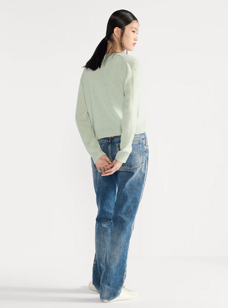 DIOR高仿女装 | 迪奥 A货服装  2025秋冬DIOR新款 海绿色两件套