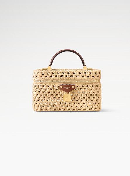 高仿LV包包 VANITY CHAIN POUCH 手袋 佟丽娅海边穿搭