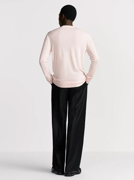 DIOR高仿男装 | 迪奥 A货服装  2025秋冬DIOR新款 粉色针织衫