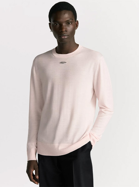 DIOR高仿男装 | 迪奥 A货服装  2025秋冬DIOR新款 粉色针织衫