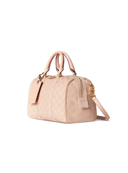 高仿GUCCI包包 | A货古驰女包 2025秋冬GUCCI新款 粉色 Ophidia系列中号波士顿包