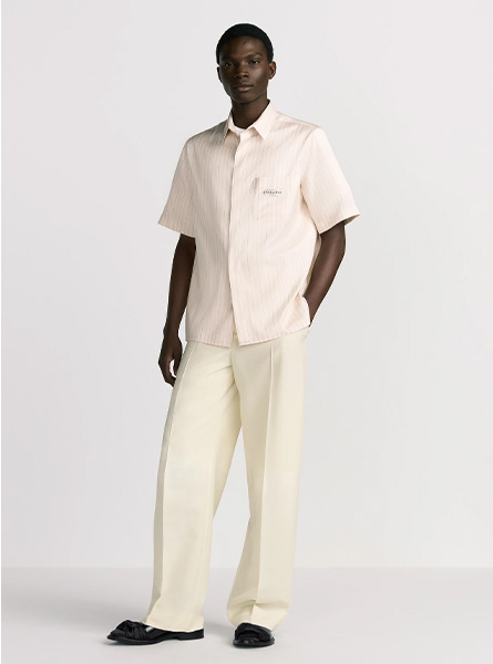 DIOR高仿男装 | 迪奥 A货服装  2025秋冬DIOR新款 粉色短袖衬衫