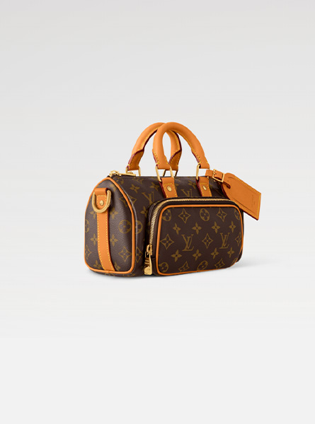 高仿LV包包 | A货LV男包 2025秋冬LV新款 橙色KEEPALL 25 CARGO 手袋 M14981