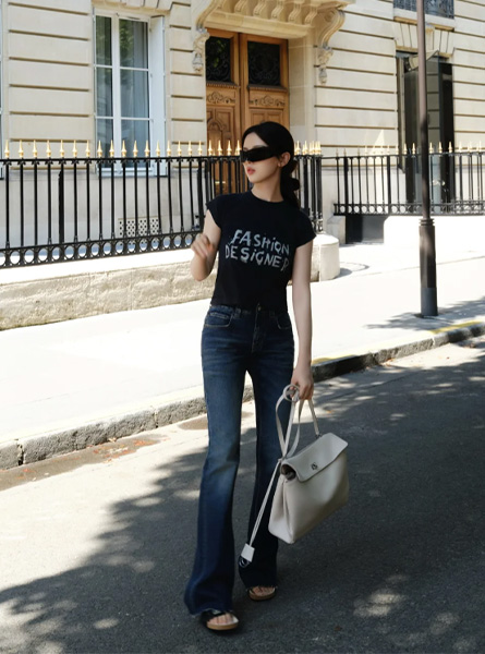 高仿Balenciaga包包 杏仁色RODEO中号手提包 杨超越  同款包包
