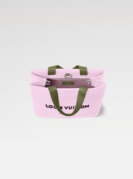 高仿LV包包 | A货LV男包 2025秋冬LV新款 桃粉色 MINI SHOPPER TOTE 手袋 M15239