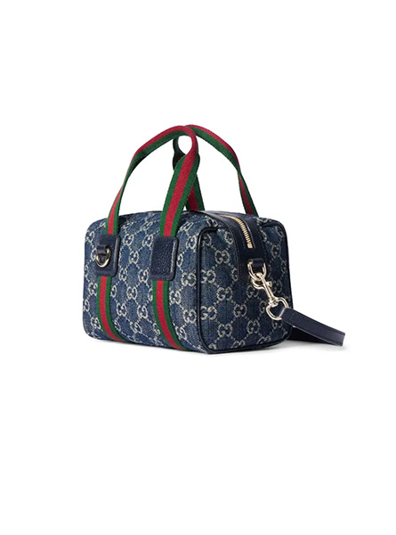 高仿GUCCI包包 | A货古驰女包 2025秋冬GUCCI新款 海军蓝 Gucci GG迷你丹宁手袋