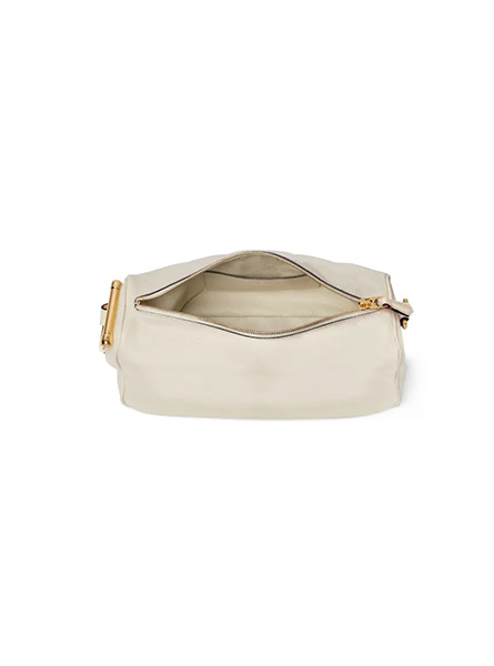 高仿GUCCI包包 | A货古驰女包 2025秋冬GUCCI新款 象牙白色 Gucci Half Horsebit系列中号肩背包