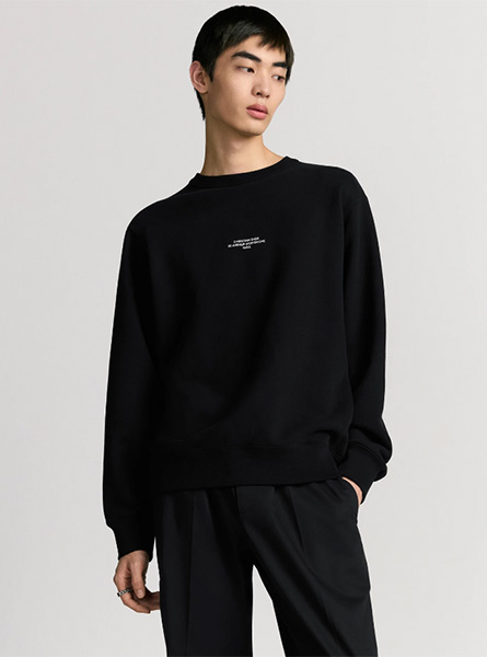 DIOR高仿男装 | 迪奥 A货服装  2025秋冬DIOR新款 黑色Dior Montaigne 卫衣