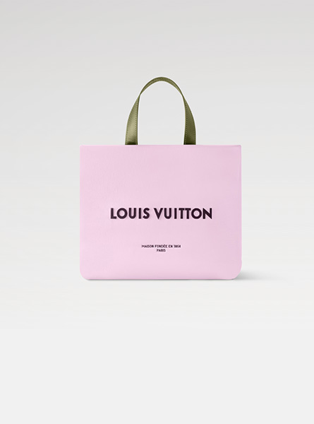 高仿LV包包 桃粉色 MINI SHOPPER TOTE 手袋 王嘉尔 樱花味的LV公子