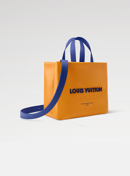 高仿LV包包 | A货LV男包 2025秋冬LV新款 黄色MINI SHOPPER TOTE 手袋 M15237