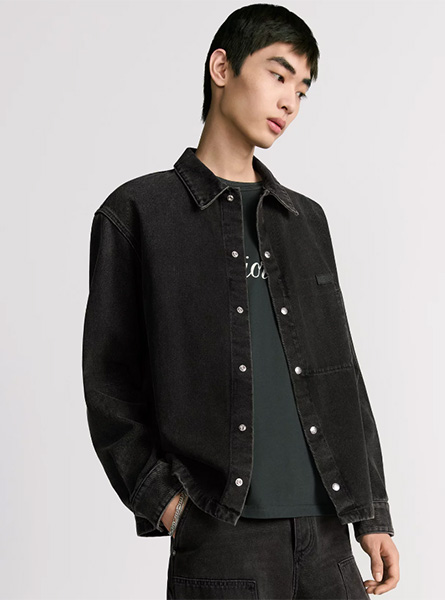 DIOR高仿男装 | 迪奥 A货服装  2025秋冬DIOR新款 黑色外套衬衫