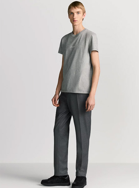 DIOR高仿男装 | 迪奥 A货服装  2025秋冬DIOR新款 灰色常规版型 T 恤