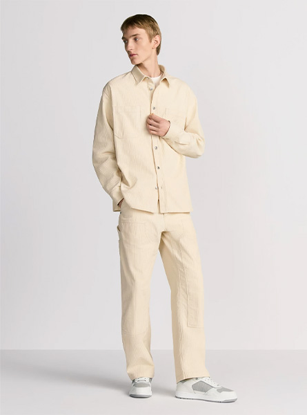 DIOR高仿男装 | 迪奥 A货服装  2025秋冬DIOR新款 白色外套衬衫