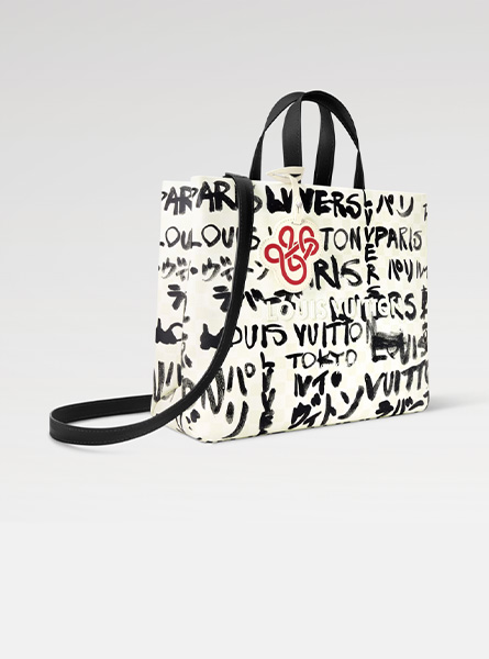 高仿LV包包 | A货LV男包 2025秋冬LV新款 白色SHOPPER TOTE 中号手袋 N40797