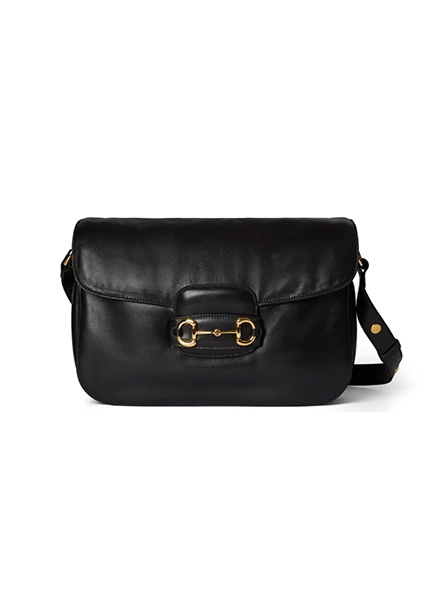 高仿GUCCI包包 Gucci Horsebit 1955系列中号肩背包 宋威龙  Gucci 米兰时装周
