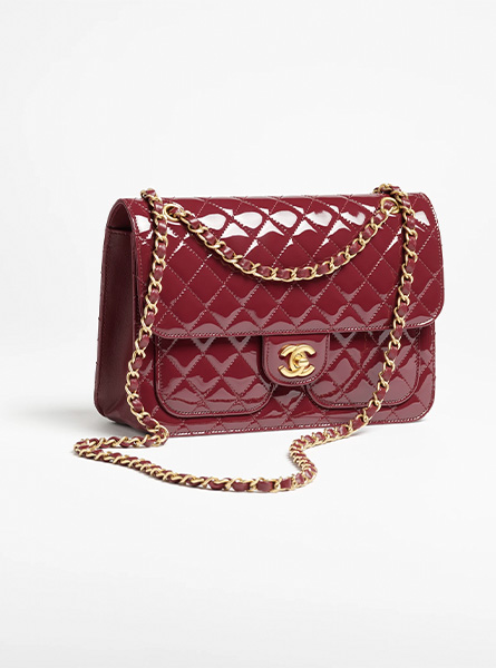 高仿CHANEL包包 | A货香奈儿女包 2025/26秋冬预告系列 酒红色口盖包