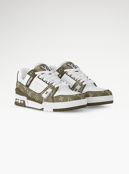 高仿LV男鞋|A货路易威登鞋 2025新款 LV TRAINER 运动鞋
