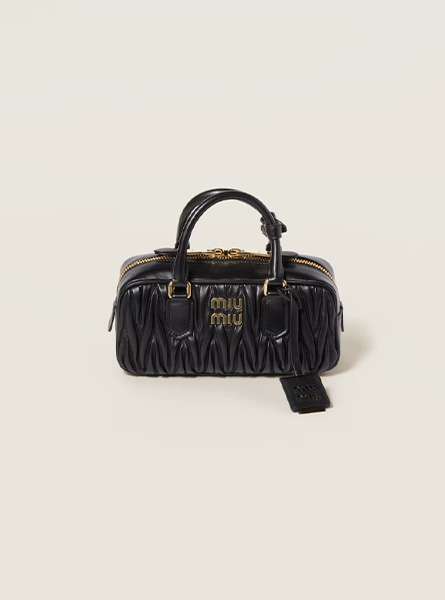 高仿MIUMIU包包 Arcadie matelassé软羊革手袋 赵今麦 同款包包