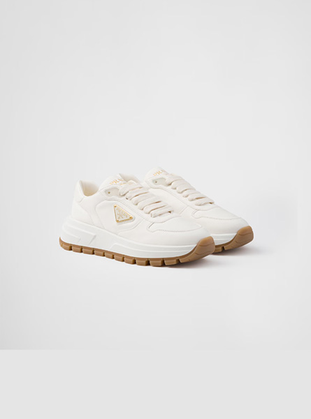 高仿PRADA女鞋|A货普拉达鞋 2025新款 Prax 01皮革运动鞋