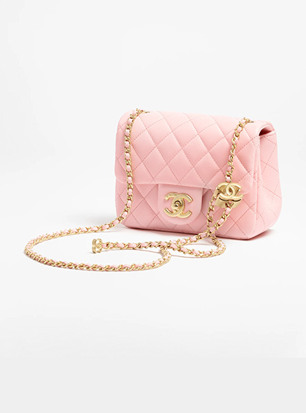 高仿CHANEL包包 | A货香奈儿女包 2025/26秋冬预告系列 淡粉红迷你口盖包