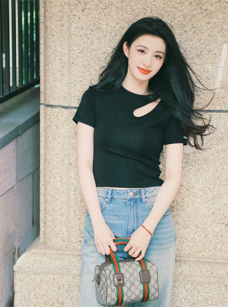 高仿GUCCI包包 Gucci GG迷你手袋 王楚然 同款包包