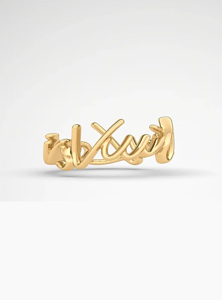高仿LV饰品 LV SCRIPT 项链