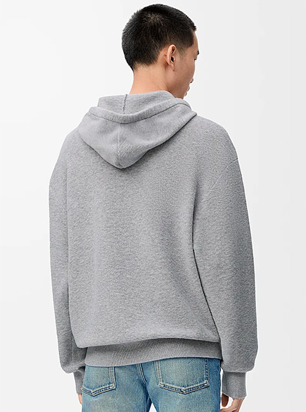 LOEWE高仿男装 | 罗意威A货服装  2025秋冬新款 羊毛连帽卫衣