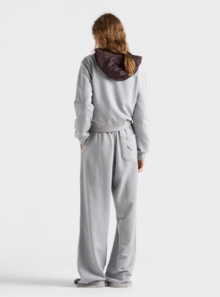 PRADA高仿女装 | 普拉达 A货服装  2025秋冬PRADA新款 棉质圆领卫衣