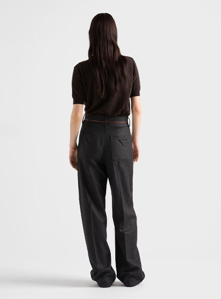 PRADA高仿女装 | 普拉达 A货服装  2025秋冬PRADA新款 羊绒高领毛衣