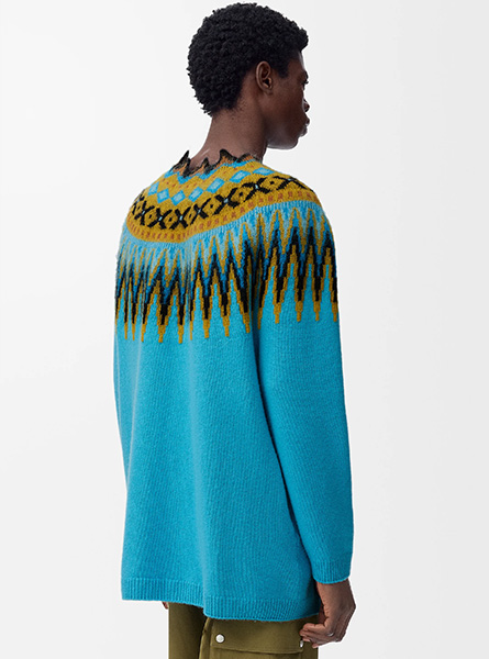 LOEWE高仿男装 | 罗意威A货服装  2025秋冬新款 羊毛和马海毛混纺毛衣