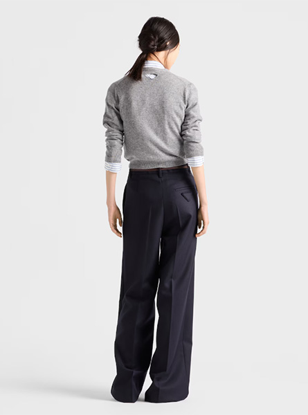 PRADA高仿女装 | 普拉达 A货服装  2025秋冬PRADA新款 羊绒开衫