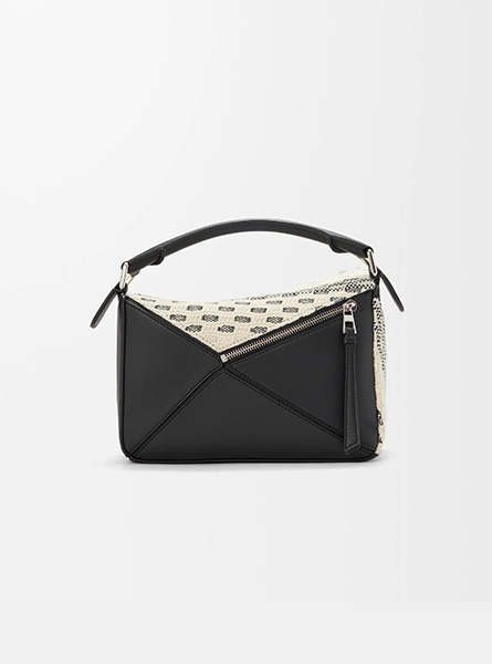 高仿LOEWE包包 | A货罗意威女包 2025秋冬新款 小号编织织物 Puzzle 手袋