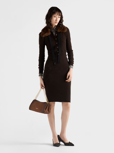 PRADA高仿女装 | 普拉达 A货服装  2025秋冬PRADA新款 羊绒开衫