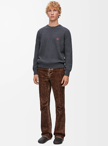 LOEWE高仿男装 | 罗意威A货服装  2025秋冬新款 羊毛毛衣