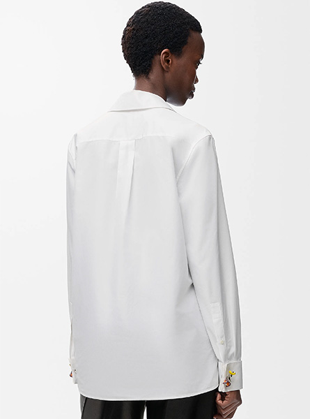 LOEWE高仿女装 | 罗意威A货服装  2025秋冬新款 棉质衬衫