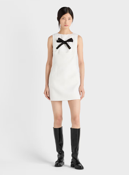 PRADA高仿女装 | 普拉达 A货服装  2025秋冬PRADA新款 Natté连衣裙