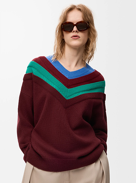 LOEWE高仿女装 | 罗意威A货服装  2025秋冬新款 羊毛毛衣